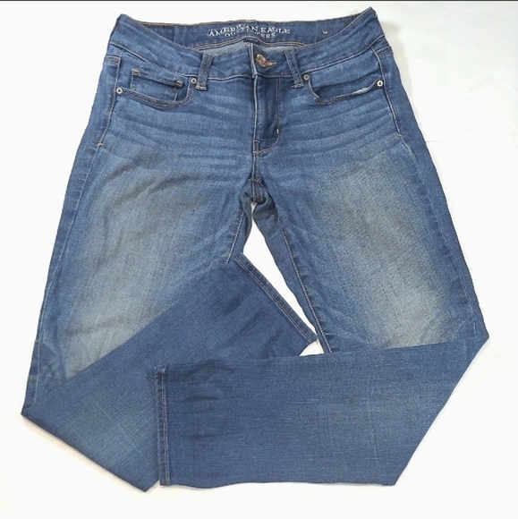 American Eagle Classic Blue Skinny Jeans - Picture 1 of 10